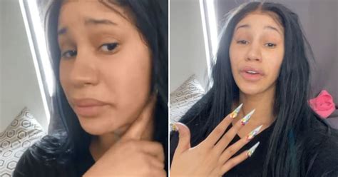 Cardi B Proudly Shows How Her Face Looks Without Makeup Or Filters: "I ...