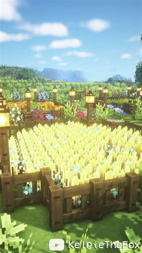 Cottagecore Minecraft 🍓🌿 Aesthetic Fairy Farm🍎 By Kelpie The Fox