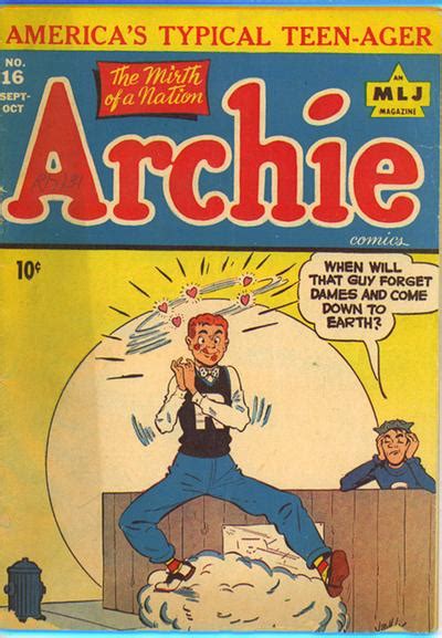 Archie Vol 1 16 Archie Comics Wiki Fandom