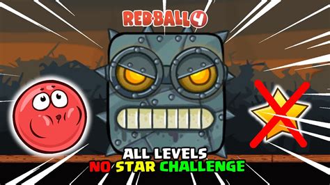 Red Ball 4 Box Factory No Star Challenge All Levels Gameplay