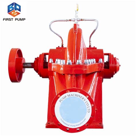 Larger Flow Rate Centrifugal Horizontal Split Case Pump For Flood