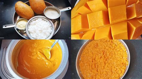 Mango Coconut Burfiಕೇವಲ ನಾಲ್ಕೇ ನಾಲ್ಕು ಪದಾರ್ಥ ಉಪಯೋಗಿಸಿ ಮಾಡಿ ಮಾವಿನ