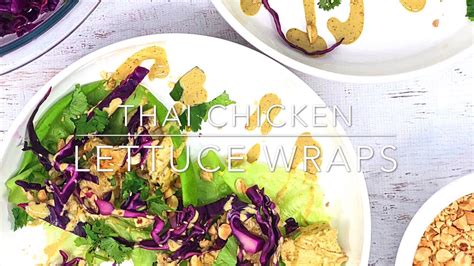 Thai Chicken Lettuce Wrap Youtube