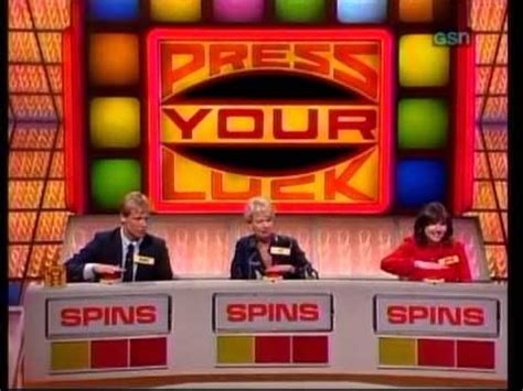 Press Your Luck Episode 189 in 2023 | Press your luck, Game show ...