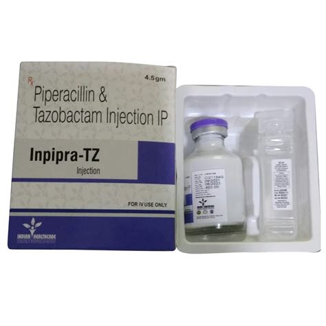 Inpipra TZ Piperacillin 4gm Tazobactam 500 Mg At Rs 60 Vial In