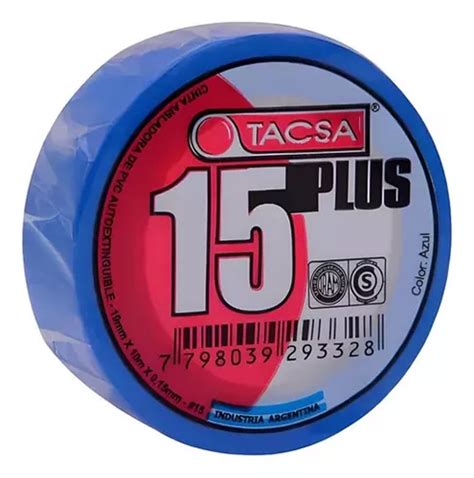 Cinta Aisladora Pvc Tacsa Plus X Mts Pack X Unidad