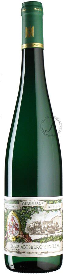 Riesling Abtsberg Sp Tlese Maximin Gr Nhaus Weinfurore