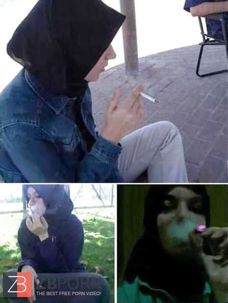 Smoking Hijab Niqab Jilbab Arab ZB Porn