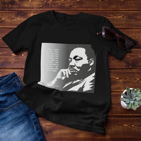 Martin Luther King Jr. T-Shirt MLK shirt MLK Tee Black | Etsy