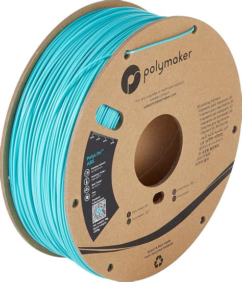 Polymaker ABS Filament 1 75mm Teal ABS 1kg Heat Resistant ABS