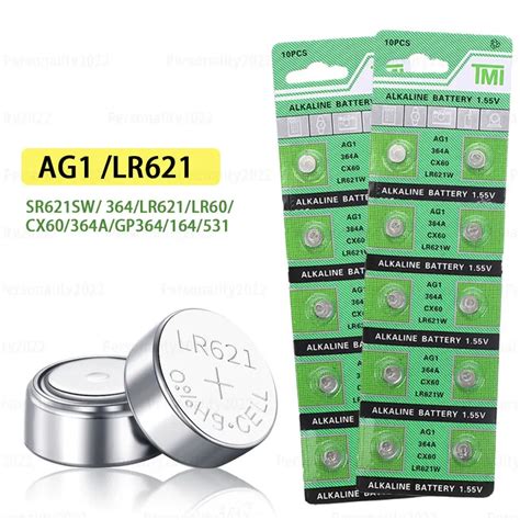 Pcs Ag Battery Lr V Alkaline Button Cell Batteries