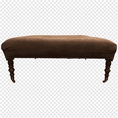 Furniture Foot Rests Couch Bench Ottoman Angle Furniture Brown Png