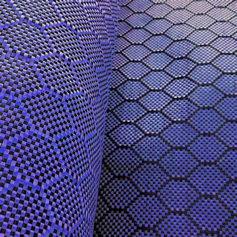 Gsm Gsm Blue And Black K Carbon Fiber Aramid Fiber Mixed Farbic