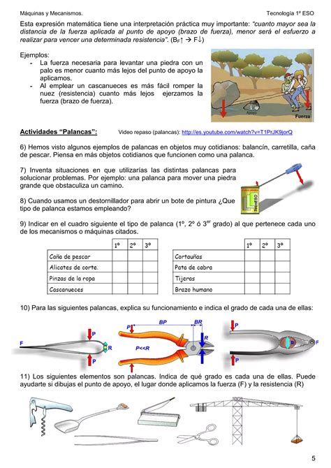 maquinas y mecanismos 1º eso pdf