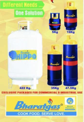 Bharat Gas Iron 5 Kg LPG Cylinder At 455 In Kolkata ID 2850382922512