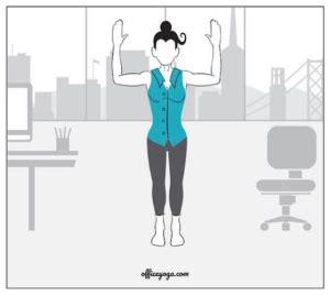 5 Office Yoga Poses You Can Do At Your Desk Office Yoga B Corp