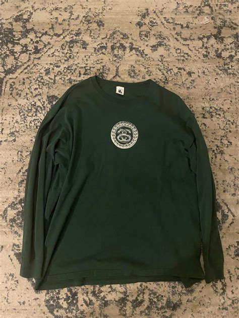 Stussy Nike X Stussy Green Longsleeve Grailed