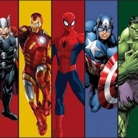 Papel De Parede Foto Mural Infantil Her Is Marvel