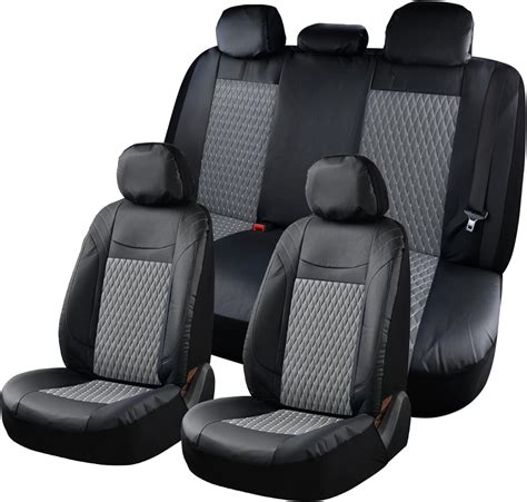 Coverado Juego Completo De Fundas De Asiento De Automóvil 11 Fundas Universales De