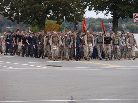 Dvids News Wolfpack Marines March In Maine Marathon