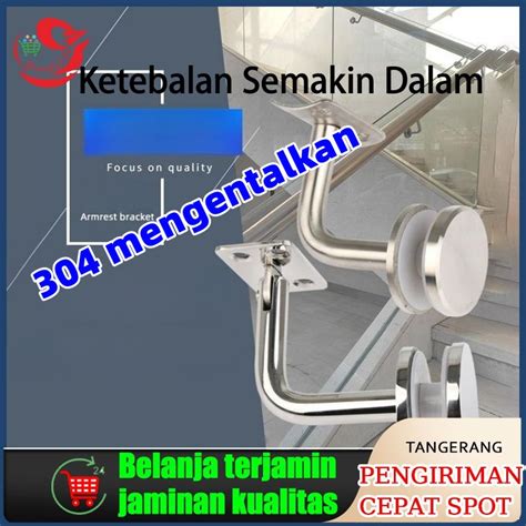 Jual Konektor Hand Railing Stainless Glass Konektor Hand Railing Kaca