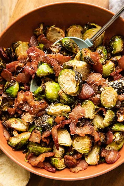 Best Air Fryer Brussel Sprouts With Bacon Jar Of Lemons