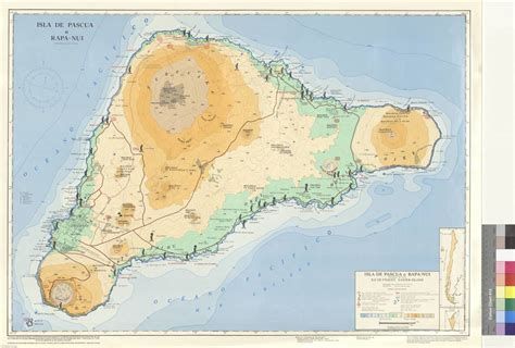 Adentro Ex Tico Frente Isla De Pascua Mapa Movimiento Persona A Cargo