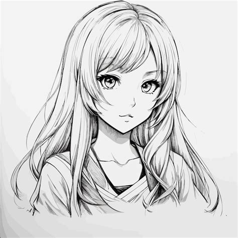 Premium Vector | Drawing sketch art of beautiful young woman hand ...