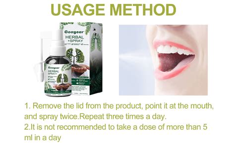 Amazon Reatiful Herbal Lung Cleansing Spray Respinature Googeer