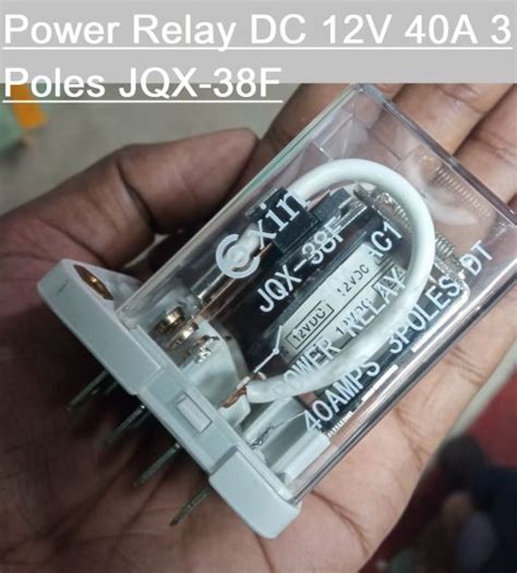 Power Relay Dc V A Pin Poles Jqx F Power Relay