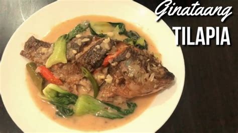 How To Cook Ginataang Tilapia Spicy Ginataang Tilapia Kabayan Meals