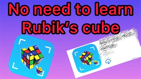 NO NEED TO LEARN RUBIKS CUBE HOW TO SOLVE RUBIKS CUBE USING