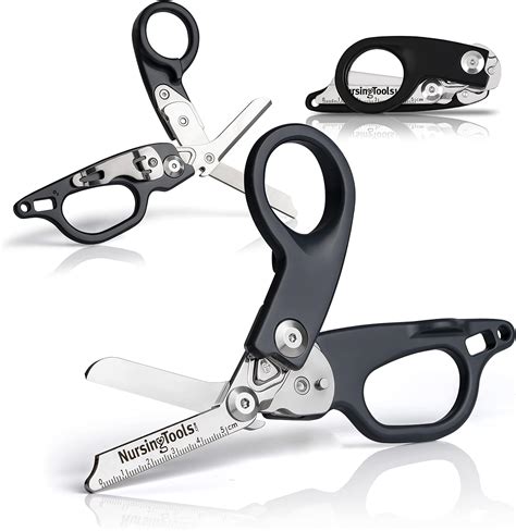 Nursingtools Foldable Rescue Trauma Shears Stainless Steel Multi Tool