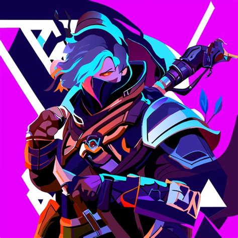 premium photo valorant cypher character wallpaper vector illustration
