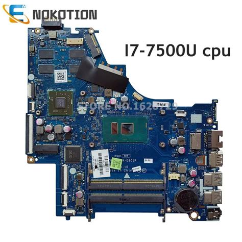 NOKOTION placa base para portátil HP Pavilion 15 BS 924759 601 924759