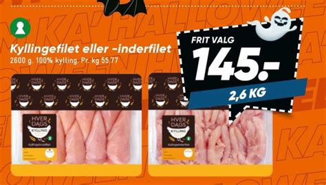 Hverdags Kyllingebrystfilet Tilbud Hos Bilka