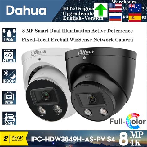 Original Dahua Mp K Ip Camera Ipc Hdw H As Pv Sd Wizsense Tioc