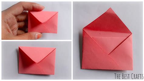 Envelope Making With Paper Without Glue Tape And Scissors At Homemade