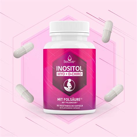 Myo Inositol D Chiro Inositol Capsules With Folic Acid For Pcos