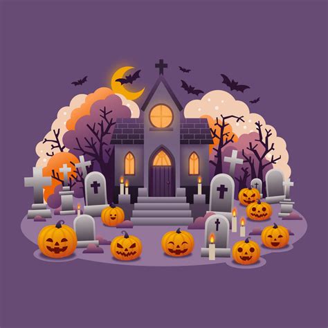 Halloween Cemetery by wildgica on DeviantArt