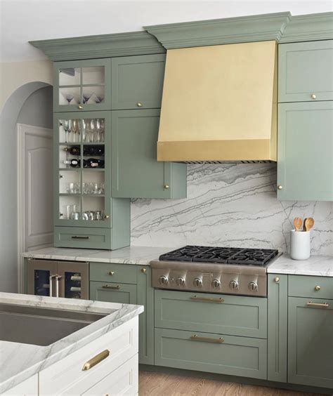 Green Kitchen Cabinet Ideas | Image Gallery | CopperSmith