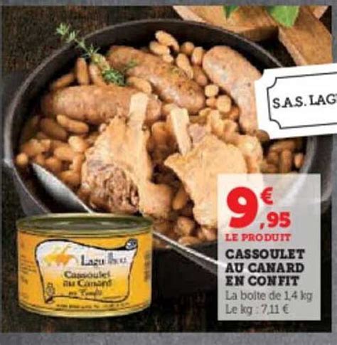 Promo Cassoulet Au Canard En Confit Chez Hyper U Icatalogue Fr