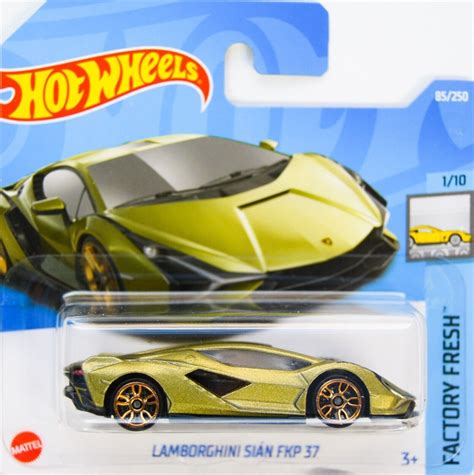 Hot Wheels Lamborghini Sian Fkp Olive Green Hw Factory Etsy Australia