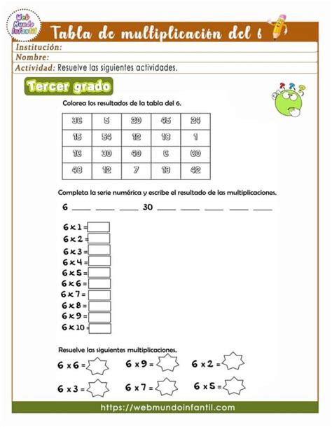 Actividades De Matematica Para Tercer Grado De Primaria Pdf