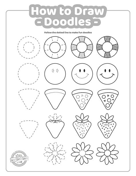 How To Draw Doodles Simple Doodle Art For Kids Kids Activities Blog