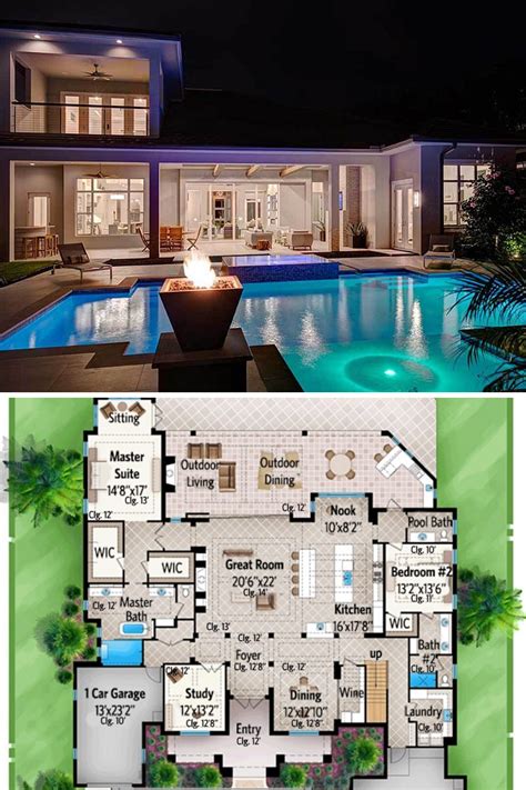 Florida House Plans With Pool