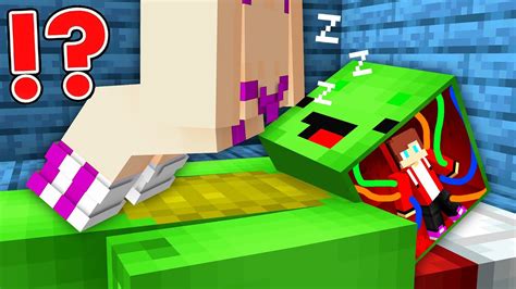 Mikey Got Trapped By Girl But Jj Control Sleeping In Minecraft Maizen