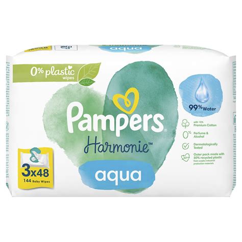 Harmonie Lingettes pour bébé Aqua Pampers Intermarché