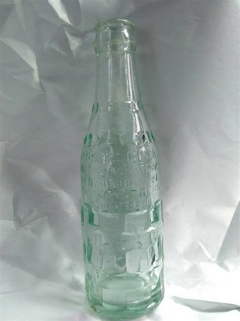RARE VINTAGE PEPSI COLA BOTTLE LYNCHBURG VA CHECKERBOARD C 1920 GLASS