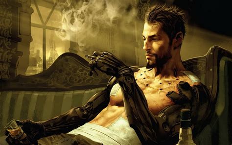 男性、サイボーグ、ロボット、deus Ex、deus Ex Human Revolution、deus Ex Computer 高画質の壁紙